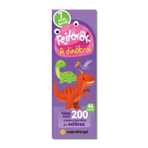 Fejtörők - a dinókról 7 éves kortól