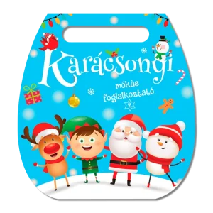 Karácsonyi mókás foglalkoztató - kék