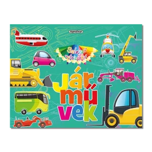 Színező matricákkal - járművek