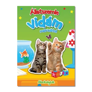 Állatszemle vidám matricákkal - Állatkölykök