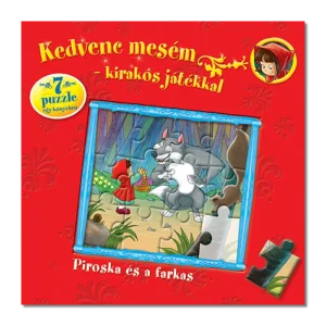 Kedvenc mesém, kirakós játékkal - Piroska és a farkas
